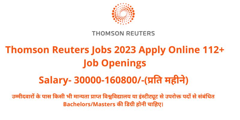 Thomson Reuters Jobs 2023