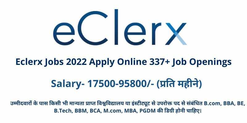 Eclerx Jobs 2022