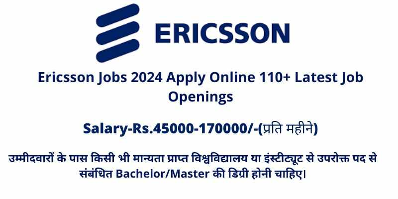Ericsson Jobs 2024